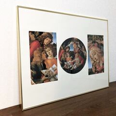 マニフィカトの聖母 サンドロ・ボッティチェリ ( 1445年 - 1510年 ) 名画ポスター 世界のクラシックアート複製 壁アート 額縁付きの画像