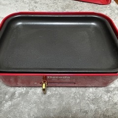 Decoda コンパクトホットプレート（平板・たこ焼き）の画像