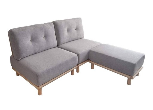 2.5人がけソファーオットマン付き