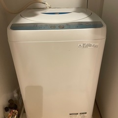 無料 SHARP ES-GE55L 縦型洗濯機 本体の画像