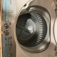 無料 SHARP ES-GE55L 縦型洗濯機 本体の画像