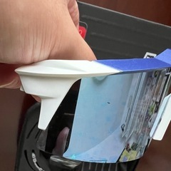 サングラス　100% スピードクラフトSL ホワイト×ブルーの画像