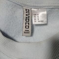 □　Divided by H&M BASIC Sweater レディース ミディアム クルーネック プルオーバー 長袖 コットン ブレンドの画像