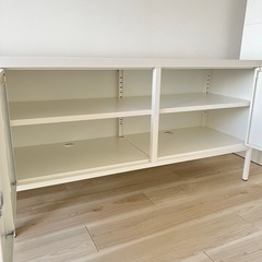 【使用期間少!美品】IKEA PS、キャビネット、ホワイト、テレビボードの画像