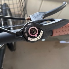 【新宿御苑】美品/カゴ付き 20インチ 6変速ギア　の画像