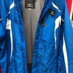 Mizuno 上下Sサイズ スキーウェア 青 ジャケットと青パンツセットの画像