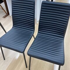★ジモティ割引あり★【リユースのサカイ野々市店】ダイニングセット2人用  W(幅)75.5×D(奥行き)76×H(高さ)75 ㎝※クリーニング済みの画像
