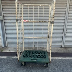 カゴ台車　折りたたみ　便利なカゴ台車　の画像