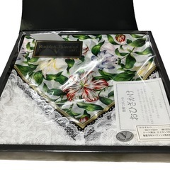 未使用 WEDGWOOD LANCEL ハンカチ 5枚セット 花柄 綿の画像