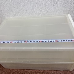 無印良品衣装ケース2個セット(65×40×18)の画像