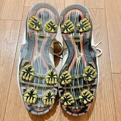 【中古】ゴルフシューズ Mizuno LS-031 ホワイト/レッド 26cmの画像