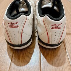 【中古】ゴルフシューズ Mizuno LS-031 ホワイト/レッド 26cmの画像