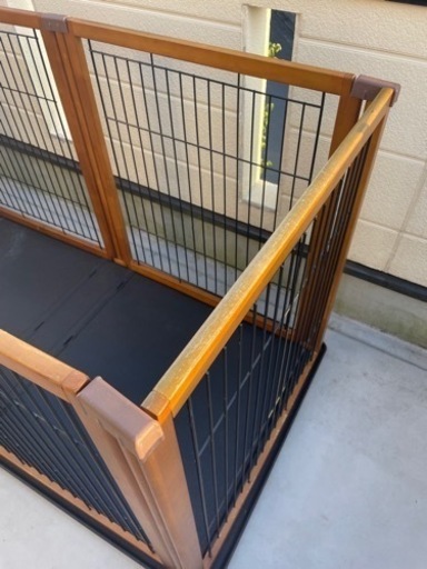 Richellリッチェル ペット用木製3WAYサークル6面90H (ルル) 生駒の