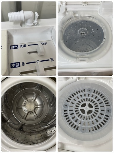 R468 ☀️ ジモティー限定特別価格！ 2023年製の高年式！ HITACHI 二層式洗濯機 青空 （6.5㎏） PS-65AS2 