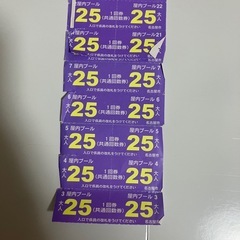 名古屋市　屋内プール　大人回数券１６枚　8,000円分の画像