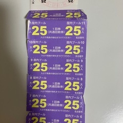 名古屋市　屋内プール　大人回数券１６枚　8,000円分の画像