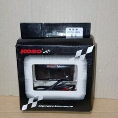 新品 バイク 電圧計 バッテリー その2の画像