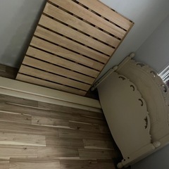ベッド＋マットレスセットの画像