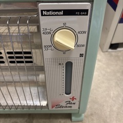 スチームファンヒーター 電気ストーブ 電熱線 ミント National スチームファンヒーターの画像
