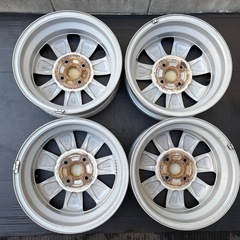 美品‼️傷少なめ 人気のスズキ ラパン純正14インチ4本セット　堂の画像
