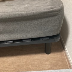 シングルベッド　マット付きの画像
