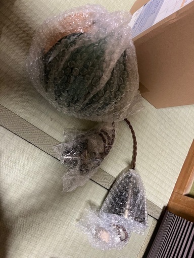 【最終値下　8/10に消します】ペンダントライト　ブルー