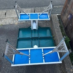 降りたたみ式 アウトドアテーブルセットの画像