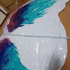 青紫グラデーション 浮き輪の画像