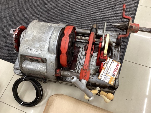 【中古】【動作OK】【店頭引取限定】REX 50ADX ネジ切り機