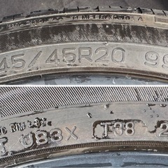 LEXANI レグザーニ　20インチ　ホイール＋夏タイヤ　セットの画像