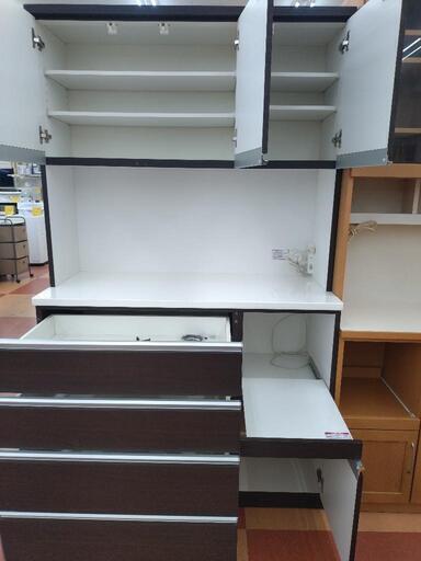 ★限定SALE20%OFF★《尼崎市/リサイクルショップドリーム次屋店》ニトリ 3枚扉オープンボード ブラウン 中古品 ☆尼崎市若王寺☆