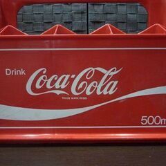 Coca-Cola 500ml ガラス瓶用 プラスチックケース 幅45.5cm コカ・コーラ コレクション インテリア オブジェ 札幌市東区 新道東店の画像