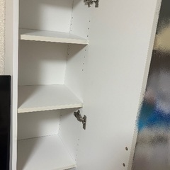 全身鏡付き棚の画像