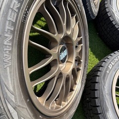 BBS鍛造　215/55r17 スタッドレスバリ山の画像