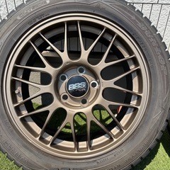 BBS鍛造　215/55r17 スタッドレスバリ山の画像
