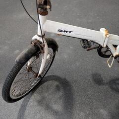 折りたたみ自転車　サビ有り　の画像