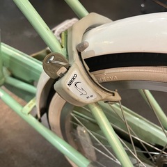 自転車 走行0キロ極上車　荷台取付可能　20インチ　LEDオートライトの画像
