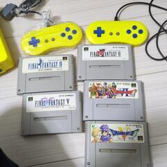 スーパーファミコンとソフトの画像