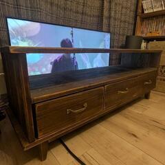 【オーダーメイド】テレビボード ローボード 木製 ウォールナットの画像