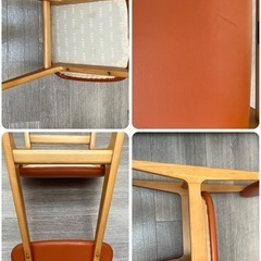 ダイニングテーブルとチェア2脚セット　IDEE  中古 の画像