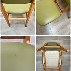ダイニングテーブルとチェア2脚セット　IDEE  中古 の画像