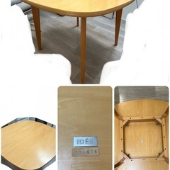 ダイニングテーブルとチェア2脚セット　IDEE  中古 の画像
