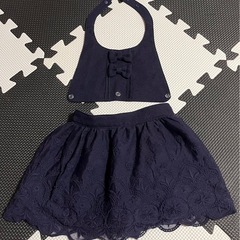 【ANNA SUI mini エプロンドレス】の画像