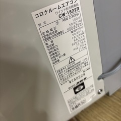 良品 CORONA コロナ ReLaLa ウインドエアコン CW-1822R 2022年製 4.5-7畳 窓用エアコン リララの画像