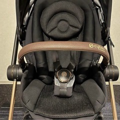 CYBEX MIOS サイベックス ミオス ローズゴールド　レインカバー付きの画像