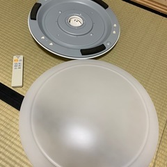 室内天井LED2台セット(同じ商品)リモコン1個付きの画像