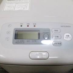 三菱　8合炊き　マイコン　大容量　ジャー　炊飯器　NJ-A15M　動作良好　家庭用　キッチン家電　調理家電　MITSUBISHIの画像