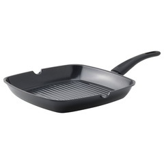 美品★ IKEA グリルパン こびりつき防止加工 ブラック, 28x28 cmの画像