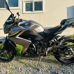 北海道　カワサキ　Z250 ABS 走行少ない！外装美品！タイヤ前後山あり！バッテリー付きの画像