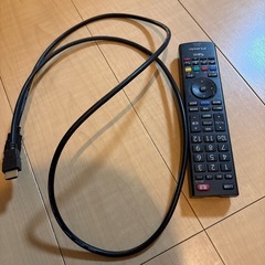 FUNAI テレビ Bcasケーブルリモコン付きの画像